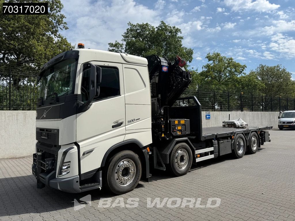 Volvo FH 500 8X2 COMING SOON! HMF 6120 K6 Crane + JIB K5 2.5t Winch Lift+steering axle Euro 6