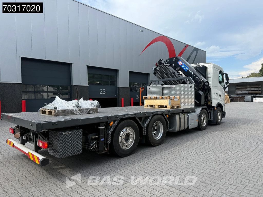 Volvo FH 500 8X2 COMING SOON! HMF 6120 K6 Crane + JIB K5 2.5t Winch Lift+steering axle Euro 6