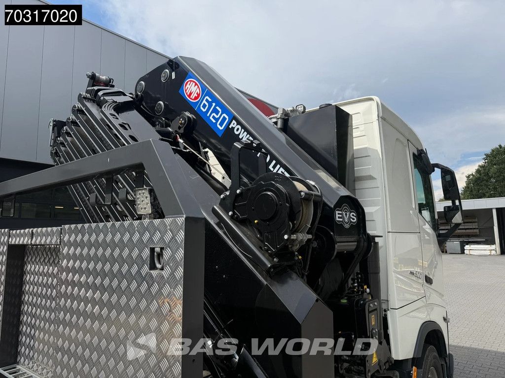 Volvo FH 500 8X2 COMING SOON! HMF 6120 K6 Crane + JIB K5 2.5t Winch Lift+steering axle Euro 6