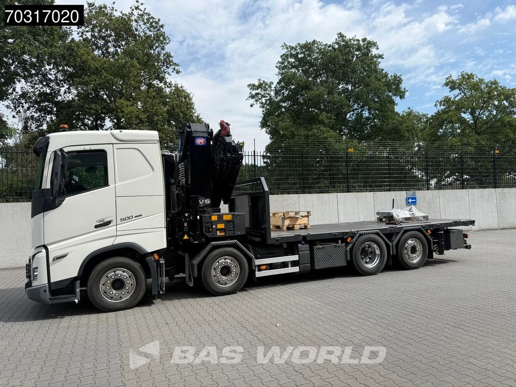 Volvo FH 500 8X2 COMING SOON! HMF 6120 K6 Crane + JIB K5 2.5t Winch Lift+steering axle Euro 6