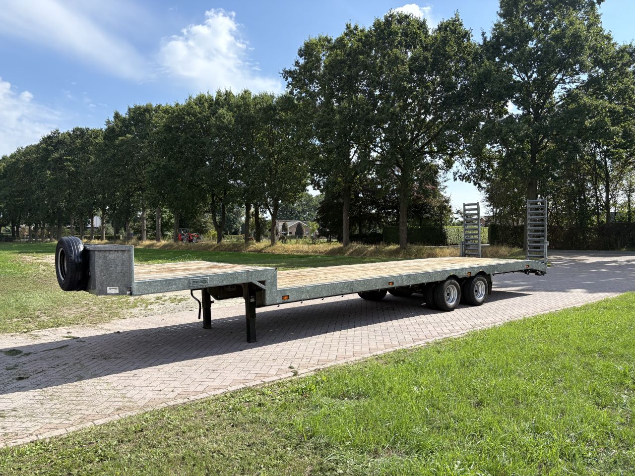 Be oplegger semi dieplader 10 TON Veldhuizen