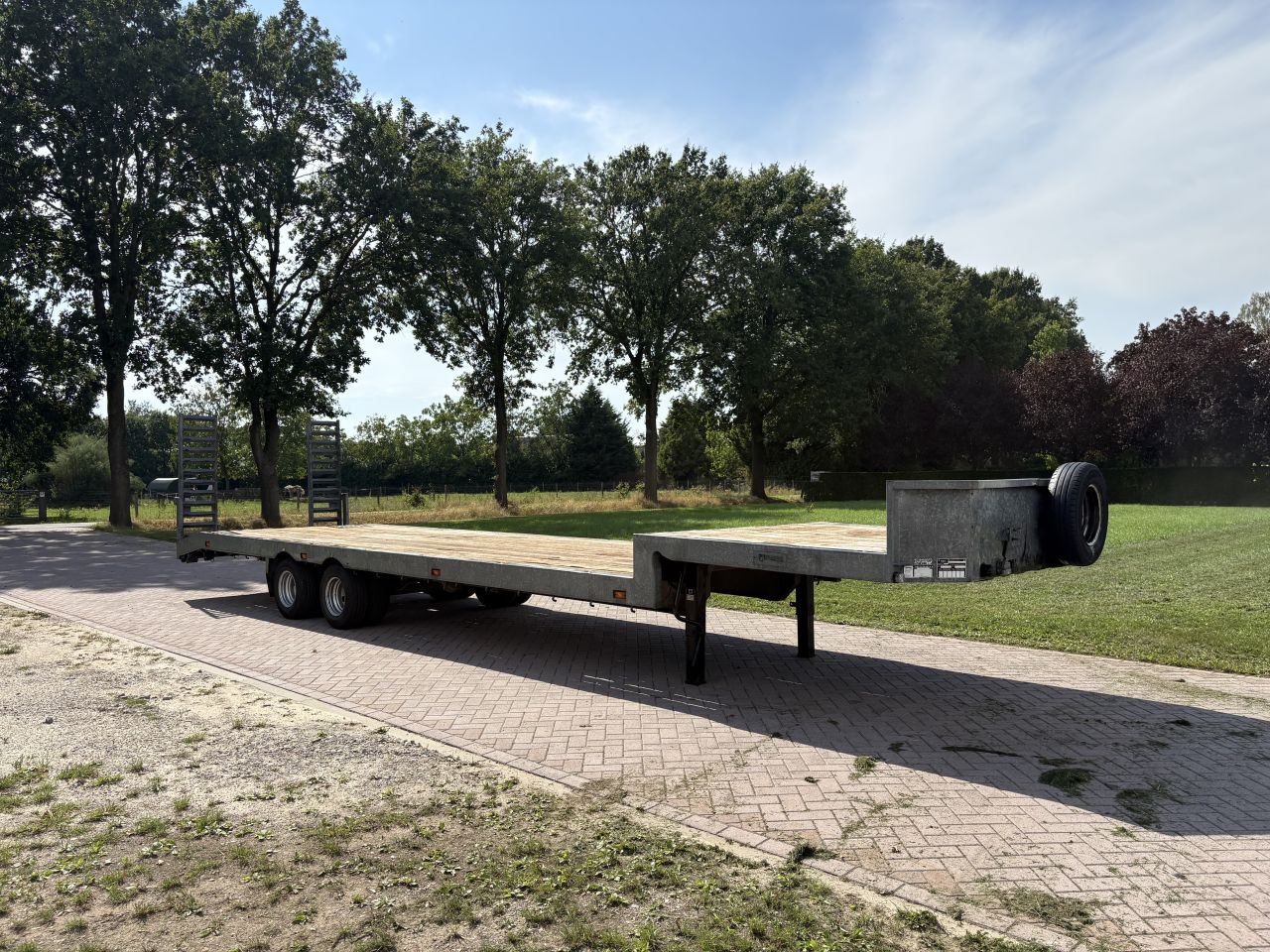 Be oplegger semi dieplader 10 TON Veldhuizen