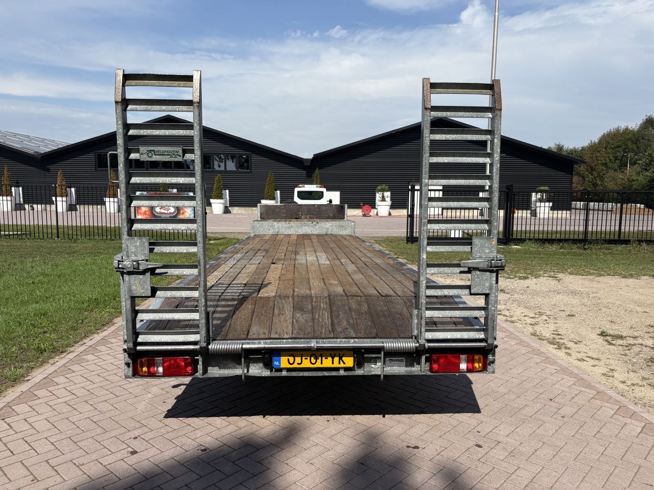 Be oplegger semi dieplader 10 TON Veldhuizen
