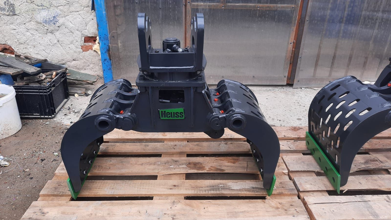 3tn kraan Grijper /Knijper sloop-sorteer HEUSS GSR3 NIEUW!