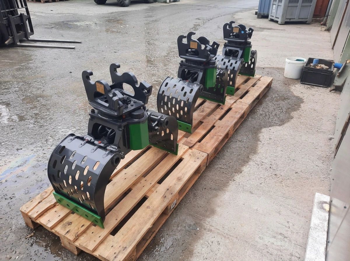 3tn kraan Grijper /Knijper sloop-sorteer HEUSS GSR3 NIEUW!