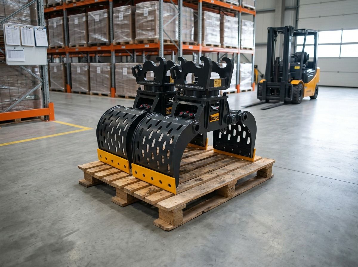 3tn kraan Grijper /Knijper sloop-sorteer HEUSS GSR3 NIEUW!
