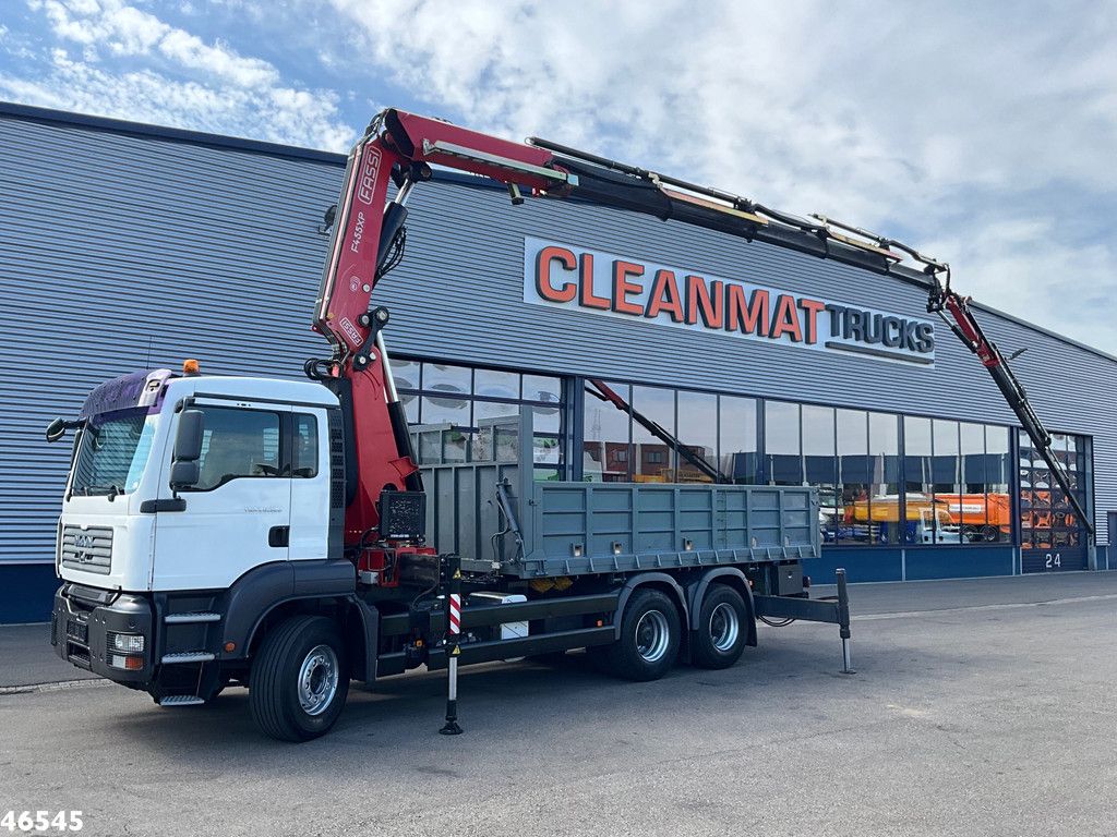 Man TGA 26.320 6x4 Full Steel Manual Fassi 45 Tonmeter laadkraan + Fly-Jib Just 32.717 km!