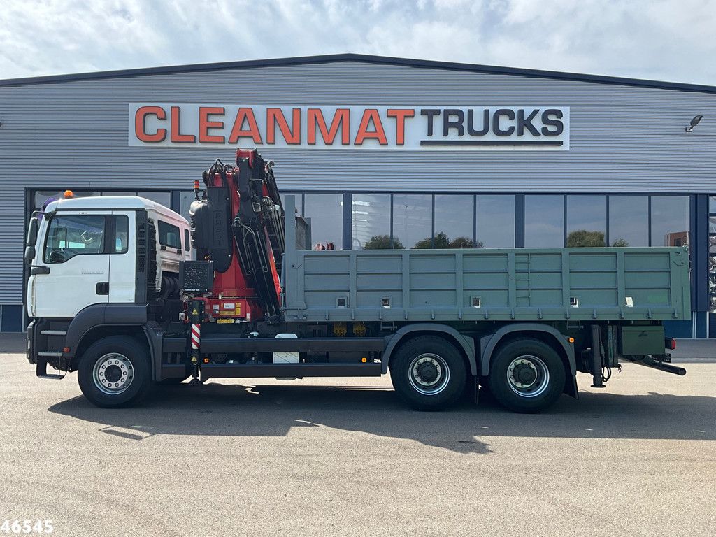 Man TGA 26.320 6x4 Full Steel Manual Fassi 45 Tonmeter laadkraan + Fly-Jib Just 32.717 km!