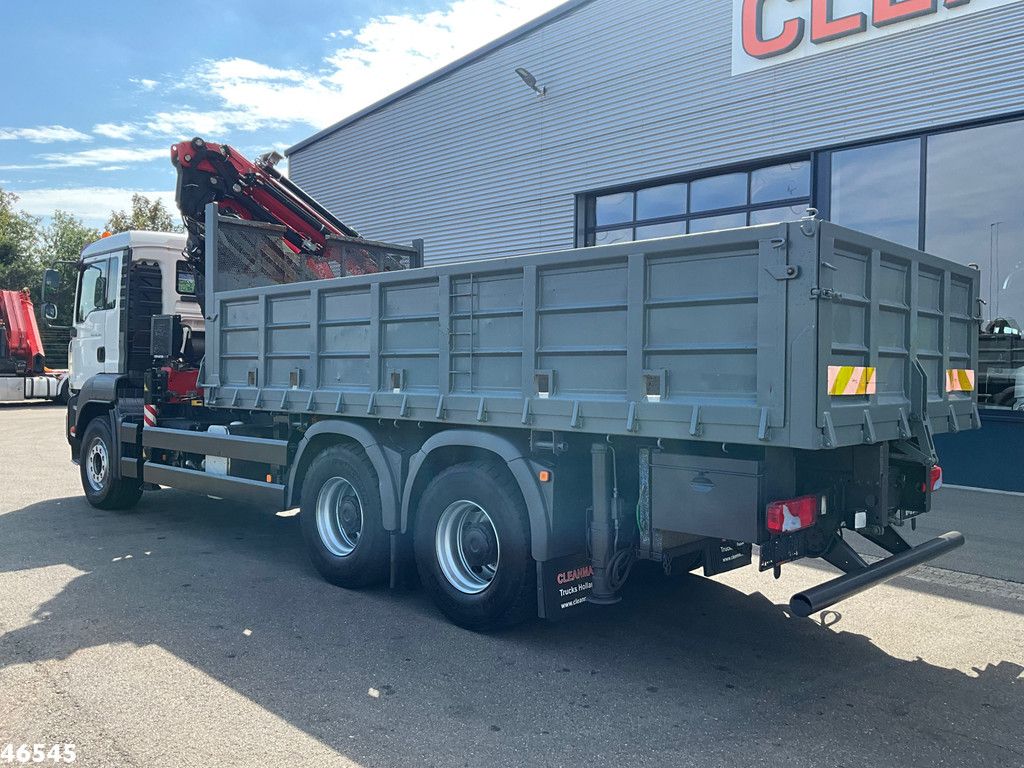 Man TGA 26.320 6x4 Full Steel Manual Fassi 45 Tonmeter laadkraan + Fly-Jib Just 32.717 km!
