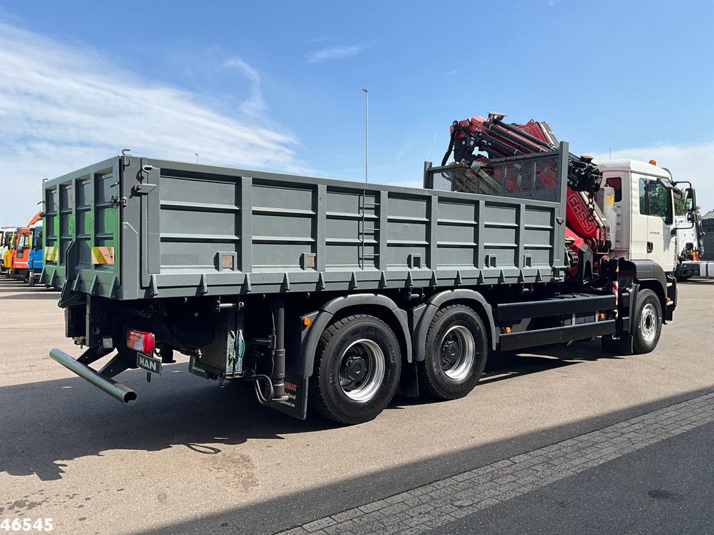 Man TGA 26.320 6x4 Full Steel Manual Fassi 45 Tonmeter laadkraan + Fly-Jib Just 32.717 km!