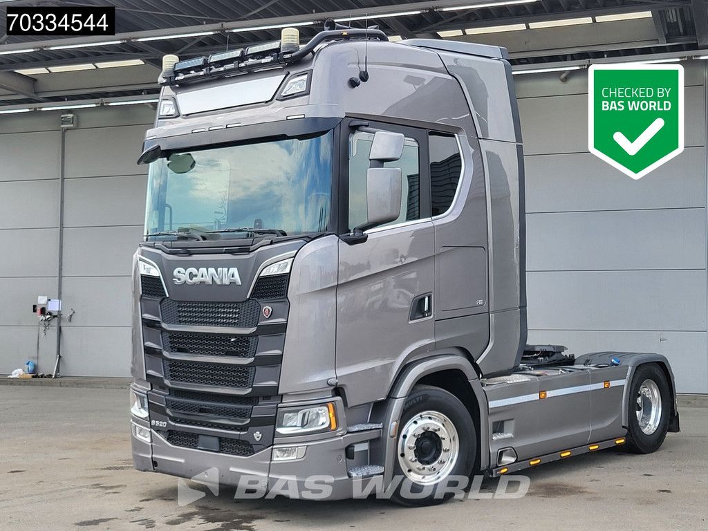 Scania S S520 4X2 V8 Retarder Full-Air 2x Tanks Standklima ACC Leather Navi Alcoa's