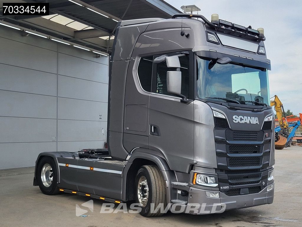 Scania S S520 4X2 V8 Retarder Full-Air 2x Tanks Standklima ACC Leather Navi Alcoa's