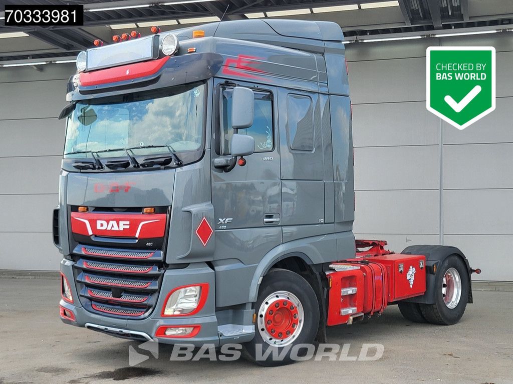 DAF XF 480 4X2 SC Standklima Hydraulic ACC Alcoa's TÜV