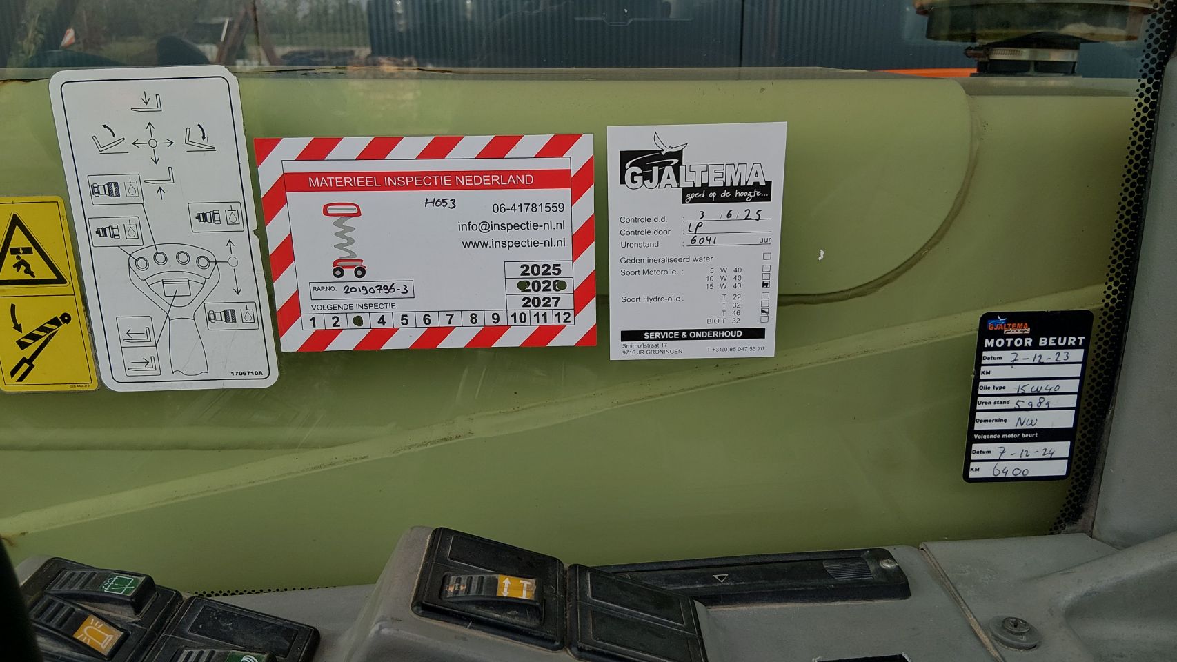 Jgl 307 verreiker 35KM goedonderhouden last beveiliging