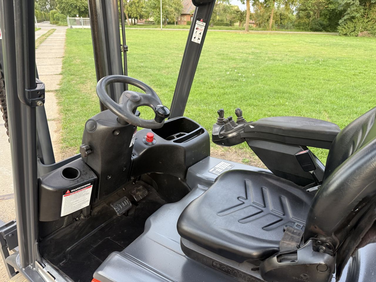 Linde 1600KG elektrisch - Sideshift - Doorkijkmast