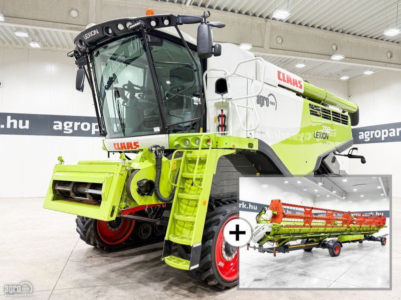 Claas Lion 780TT 4WD 10.8 m V1080 Vario header, trolley, rapeseed kn