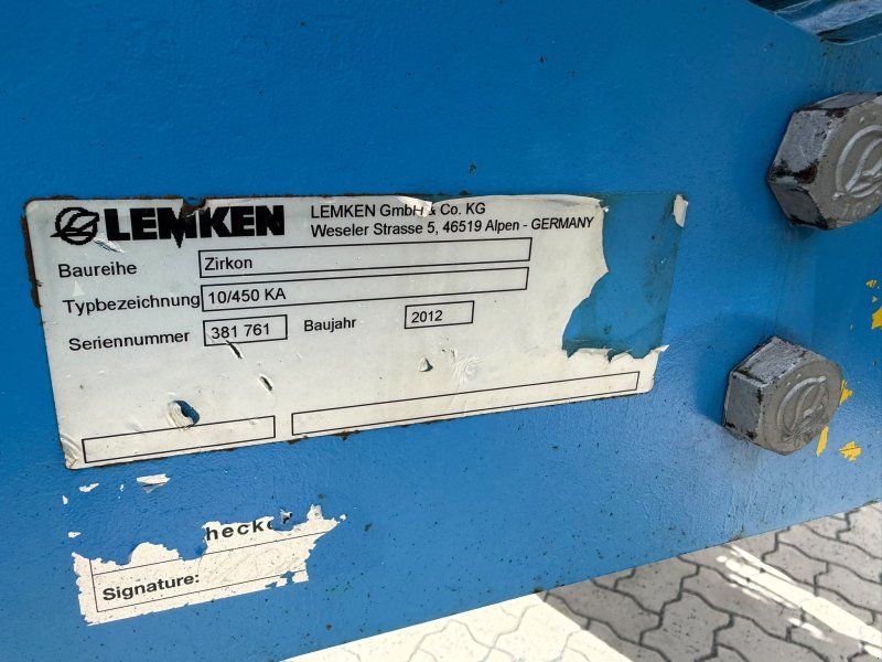 Lemken Zirkon 10/450 + Solitair 9 /