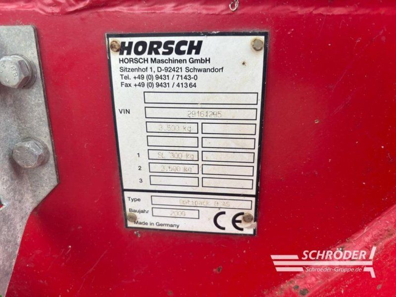 Horsch TERRANO 8 FG + OPTIPACK 8 AS