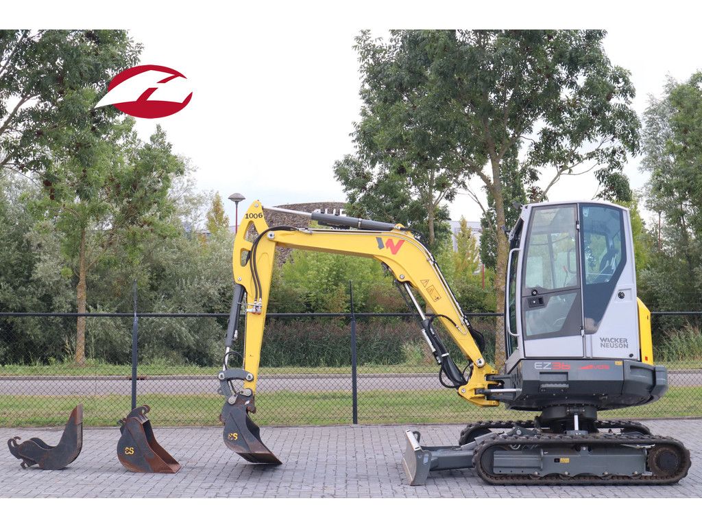 WACKER NEUSON EZ36 | VDS | 3X BUCKET | LOW HOURS! | QUICK COUPLER