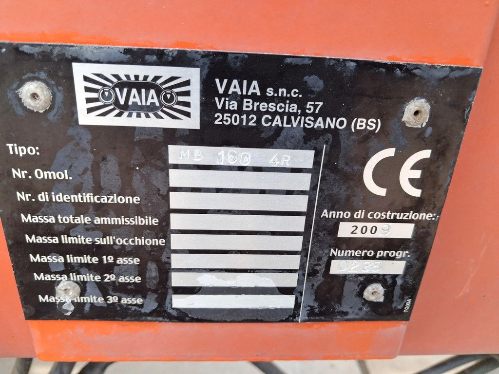 Vaia ONBEKEND MB16000L mest/watertank Gedwongen gestuurd