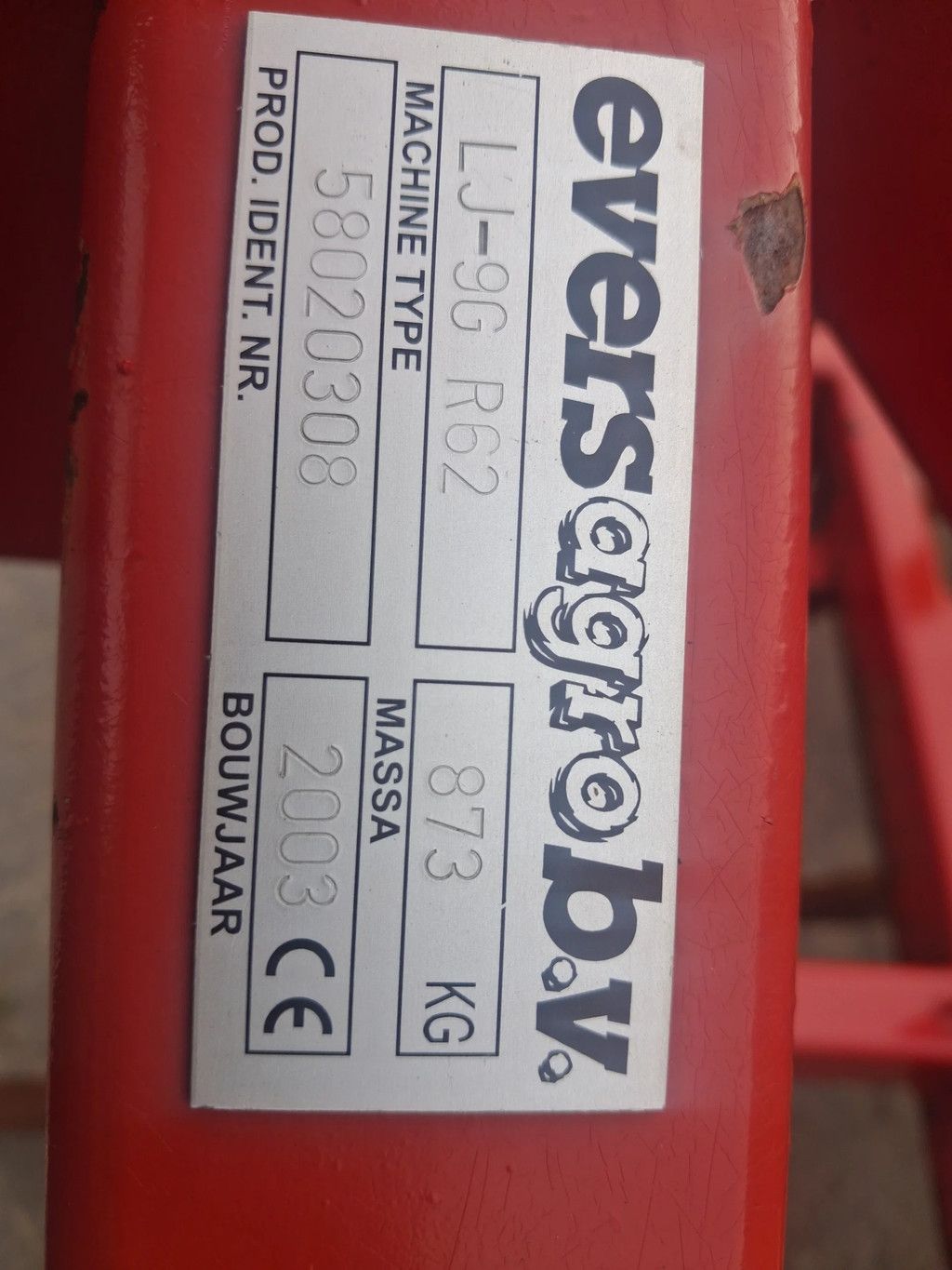 Hekamp Evers Haflinger cultivator 3m