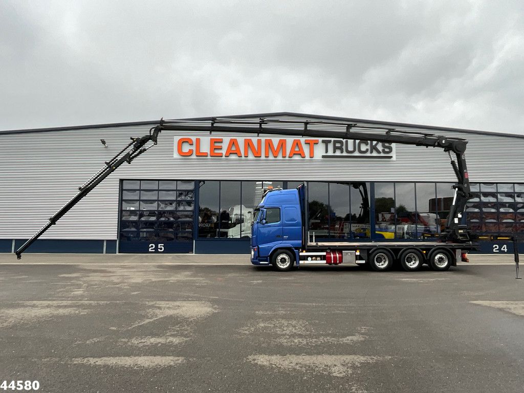 Volvo FH 520 8x4 Euro 5 Hiab 24 Tonmeter laadkraan + Fly-jib