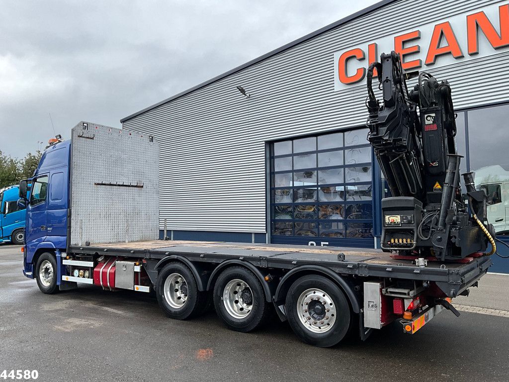Volvo FH 520 8x4 Euro 5 Hiab 24 Tonmeter laadkraan + Fly-jib