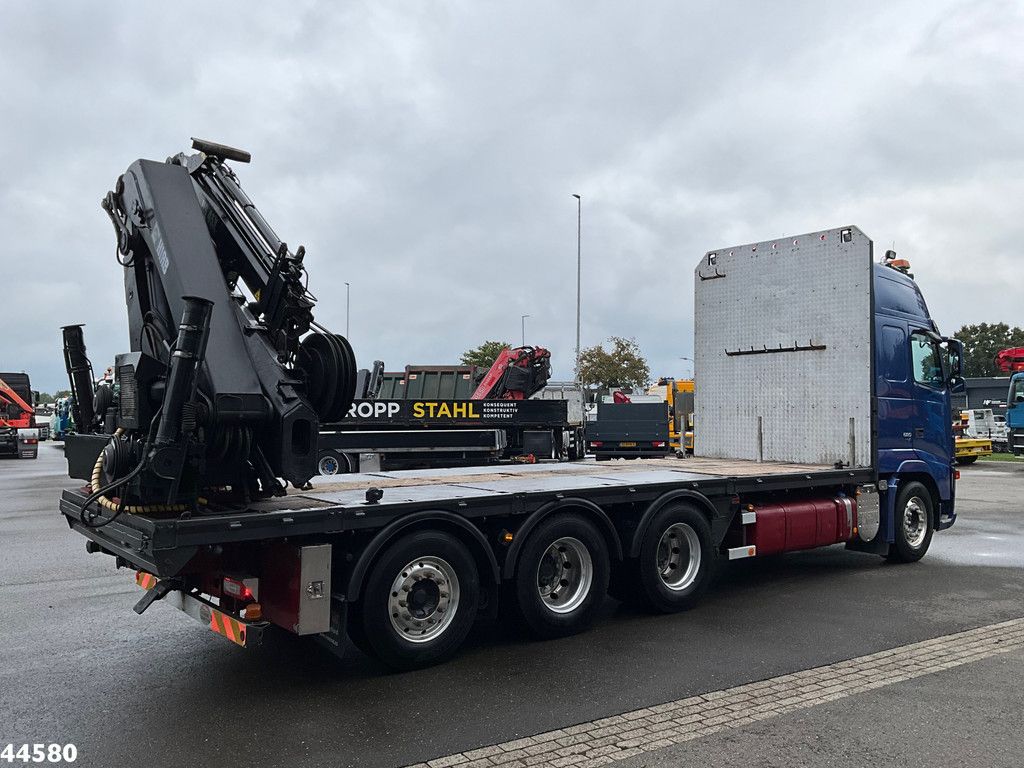 Volvo FH 520 8x4 Euro 5 Hiab 24 Tonmeter laadkraan + Fly-jib