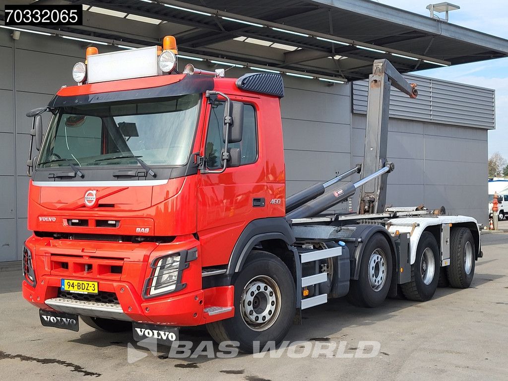 Volvo FMX FMX 460 8X4 NL-Truck 30 tons AJK containersystem Wide Spread Big-Axle VEB+ Euro 6