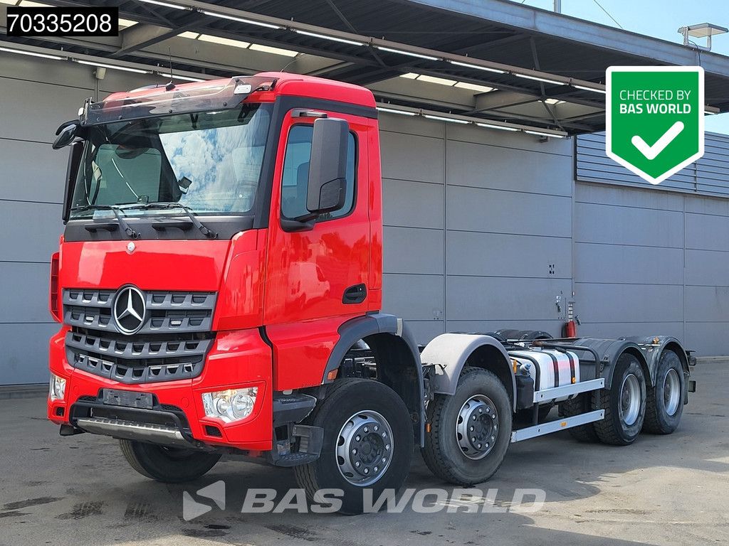 Mercedes Arocs 4142 8X4 Chassis Steel suspension Big-Axle Automatic Euro 6
