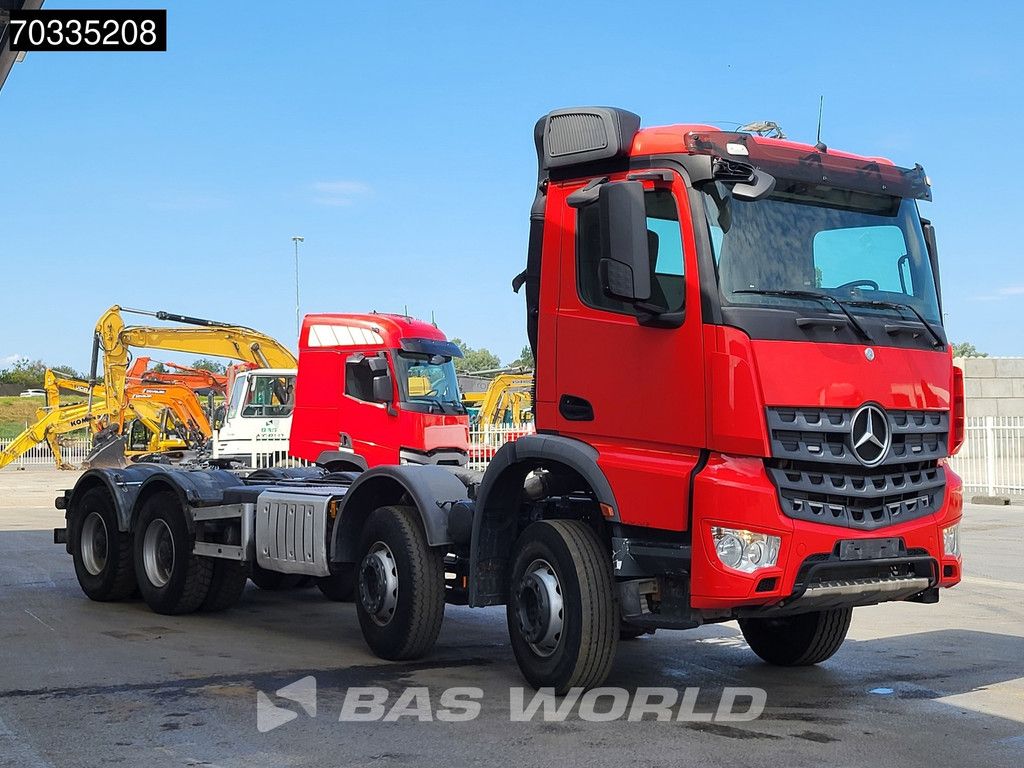 Mercedes Arocs 4142 8X4 Chassis Steel suspension Big-Axle Automatic Euro 6