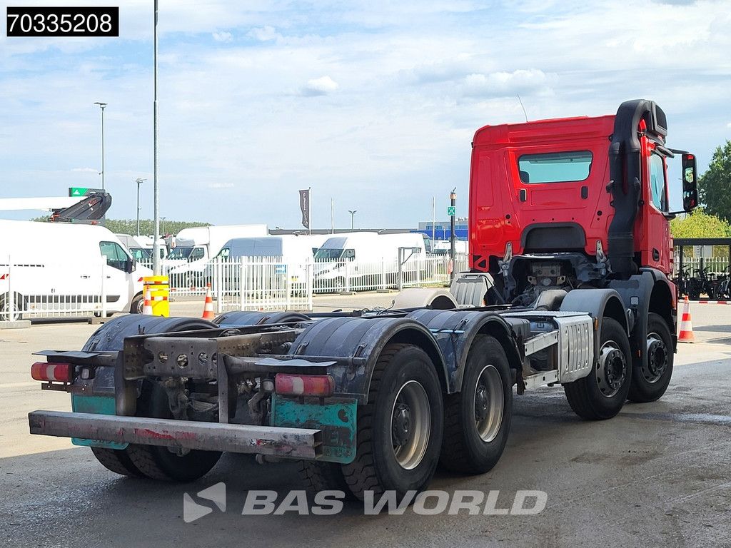 Mercedes Arocs 4142 8X4 Chassis Steel suspension Big-Axle Automatic Euro 6