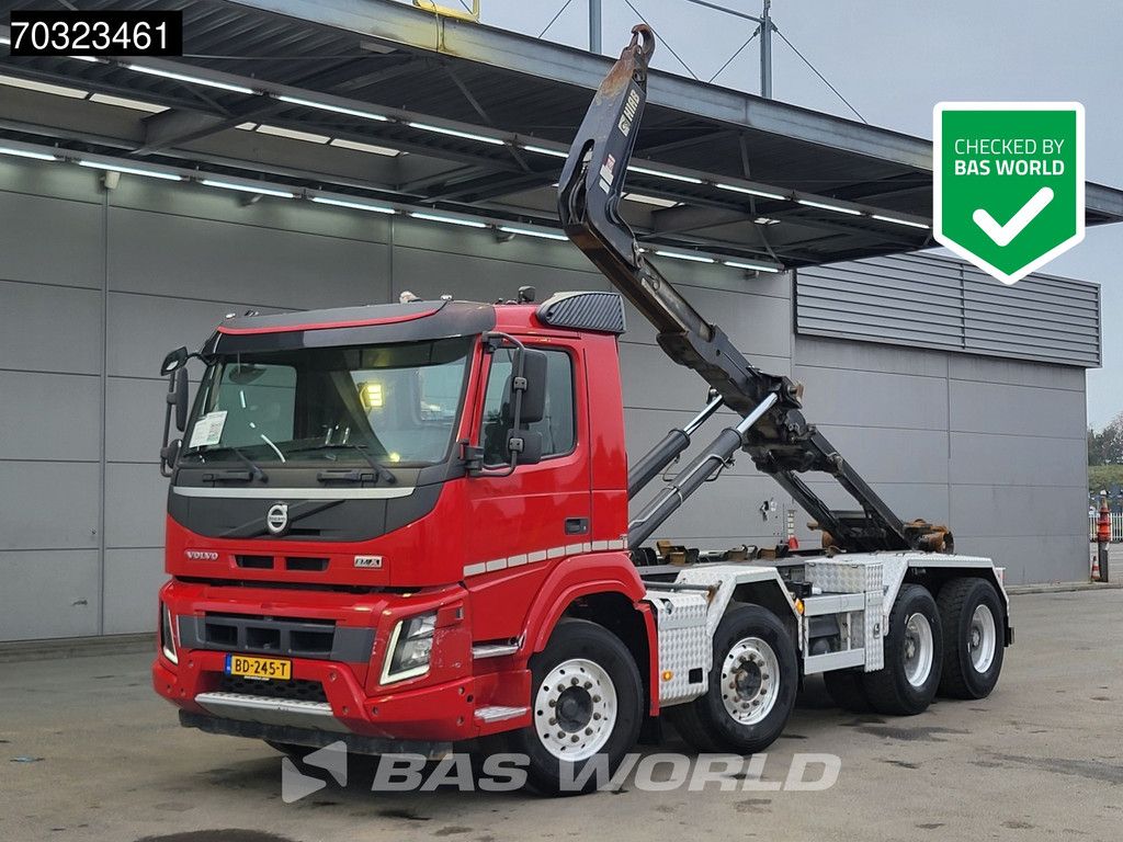 Volvo FMX 460 8X4 HIAB XR26Z56 containersystem Full Steel Big-Axle Retarder Euro 6