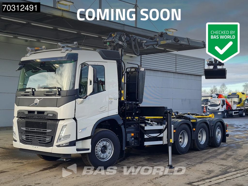 Volvo FM 8X4 COMING SOON! NEW Palfinger Epslion Q200Z95TR Crane + HT24 TEC Hooklift Euro 6