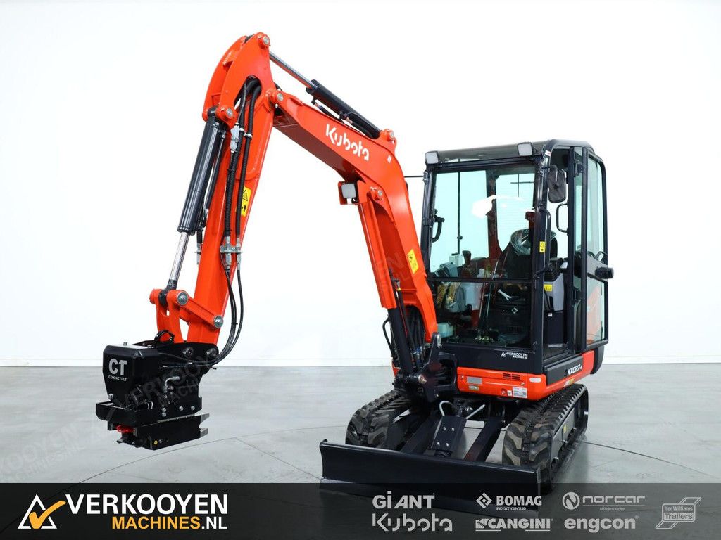 2026 Kubota KX027-4 HI + Compacttilt CTR3 Draaikantelstuk ADV1298