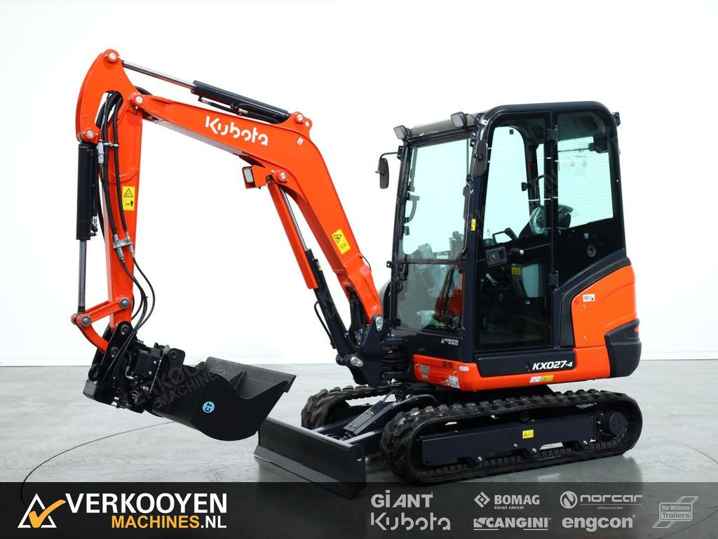 2026 Kubota KX027-4 HI + Compacttilt CTR3 Draaikantelstuk ADV1298