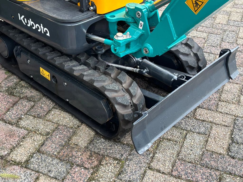 Kubota Gebruikte minigraver k-800 3cil. verstelbare rupsen