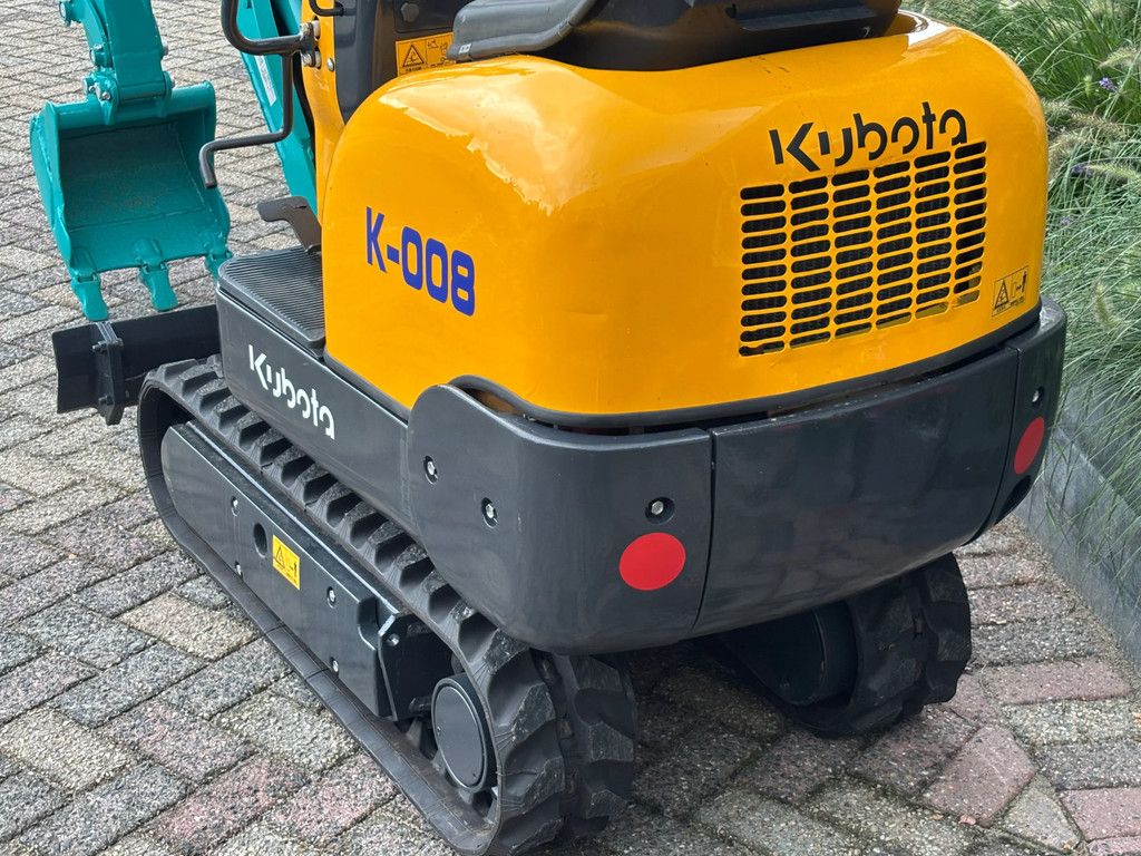 Kubota Gebruikte minigraver k-800 3cil. verstelbare rupsen