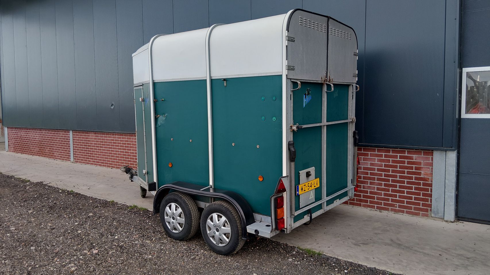 Ifor williams paarden trailer 2 paards met zijuitgang