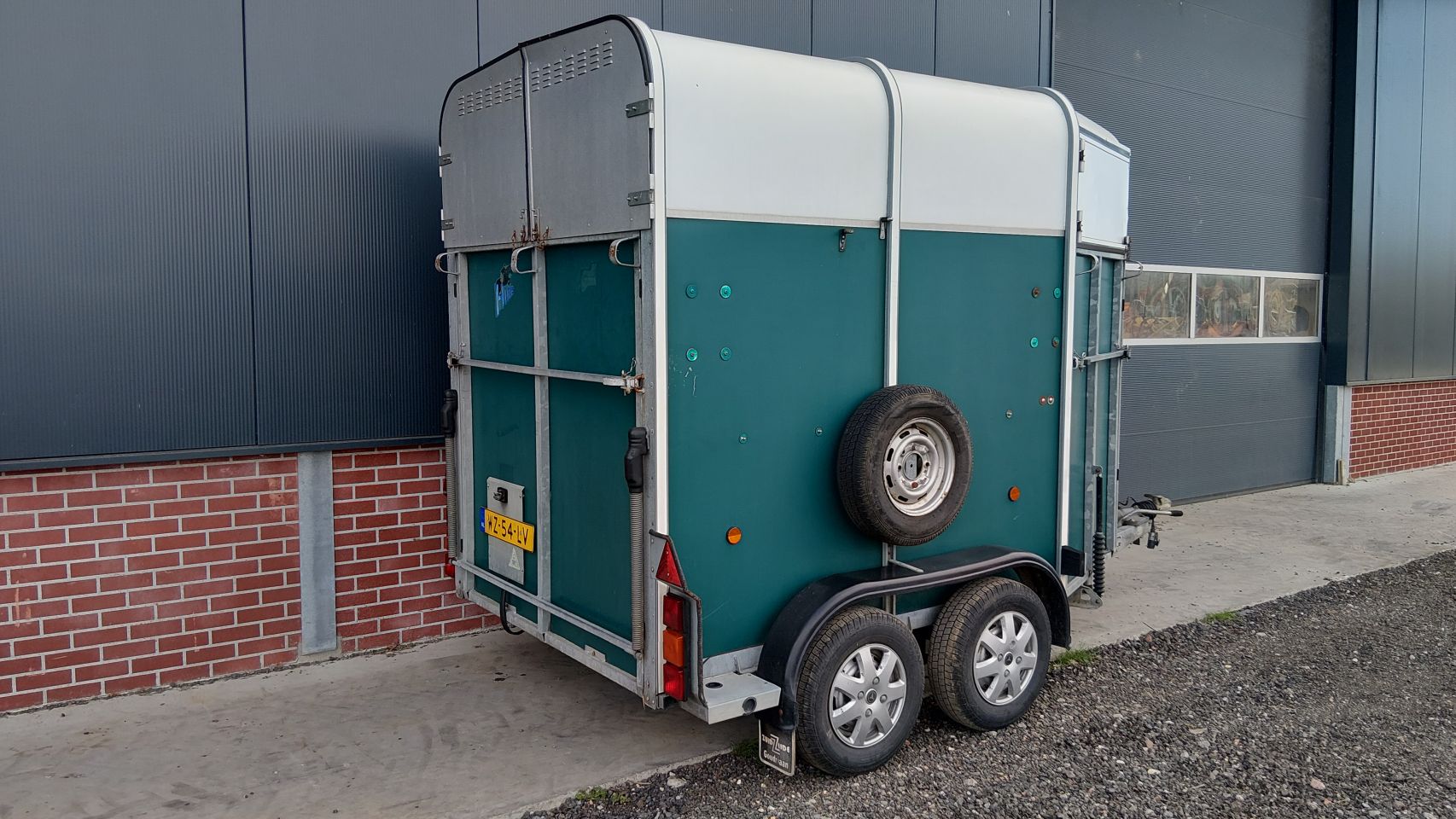 Ifor williams paarden trailer 2 paards met zijuitgang