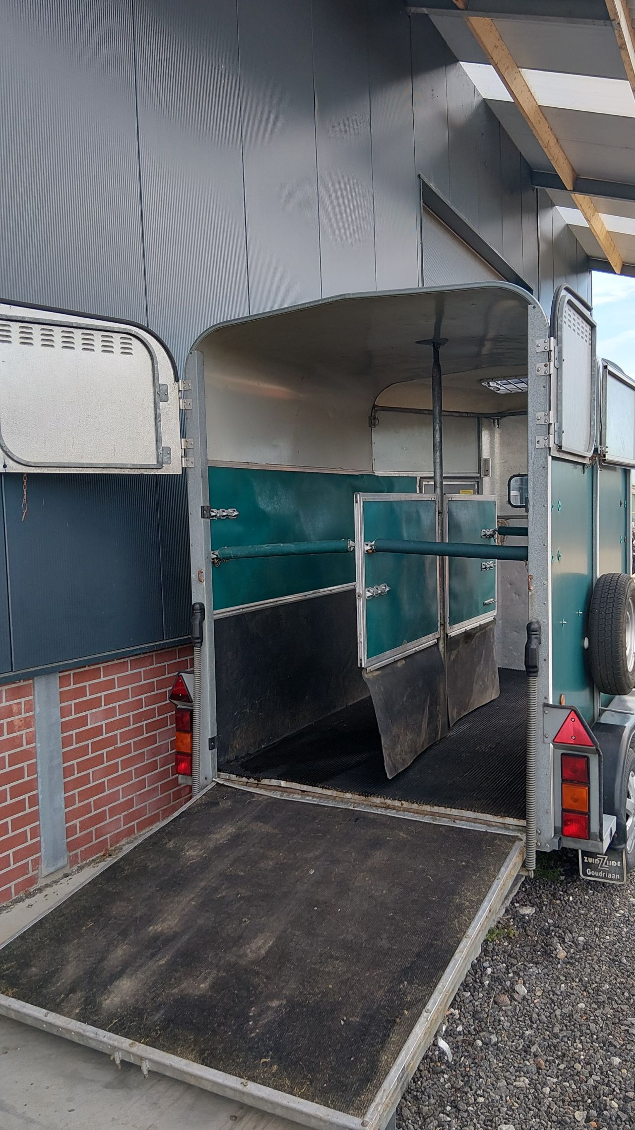 Ifor williams paarden trailer 2 paards met zijuitgang