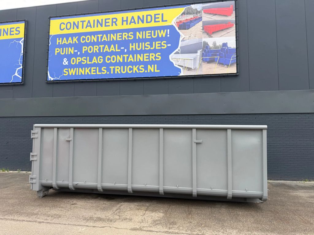 Swinkels Container Handel 20 Cubs Haak container RAL 7037