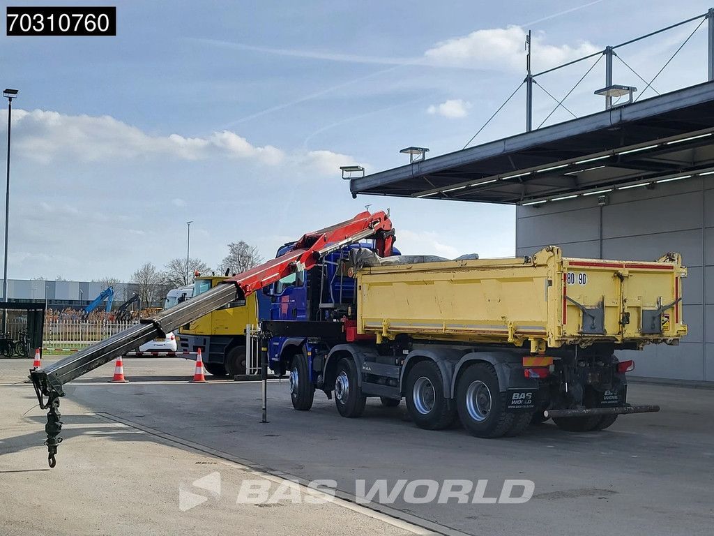 MAN TGS 35.480 8X4 HMF 2243-Z2 Crane Kran Tipper Euro 6