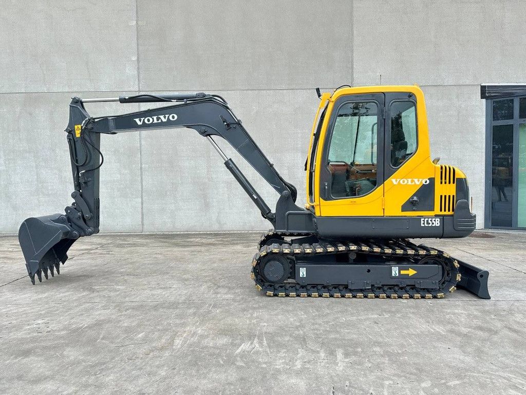 Rupsgraafmachine Volvo EC55B Diesel 2012