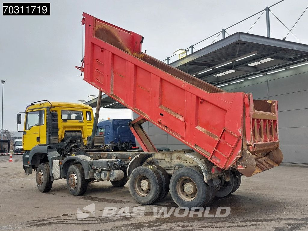 MAN TGA TGA 41.480 8X8 15m3 Meiller tipper 8x8 Full Steel Manual Gearbox Big-Axle