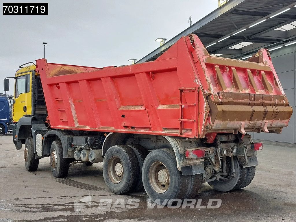 MAN TGA TGA 41.480 8X8 15m3 Meiller tipper 8x8 Full Steel Manual Gearbox Big-Axle