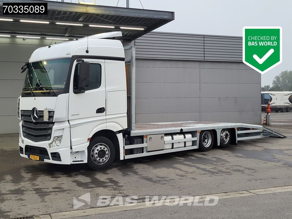 Mercedes Actros 2642 6X2 Machine transporter Hydraulic ramps Automatic Euro 6