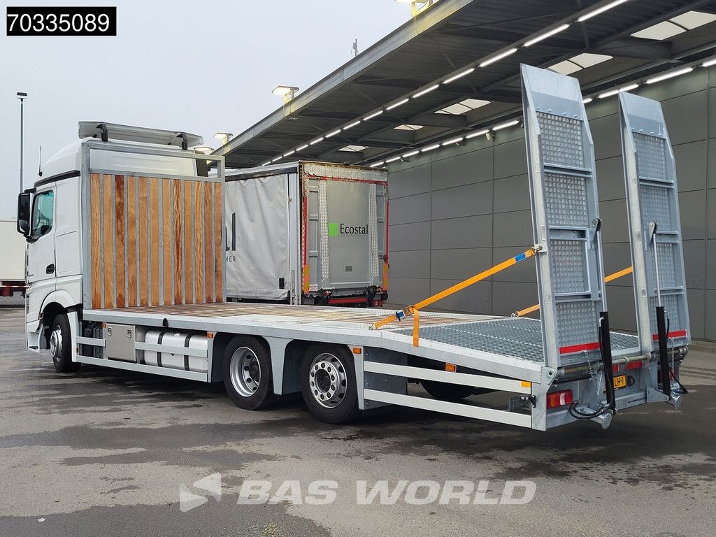 Mercedes Actros 2642 6X2 Machine transporter Hydraulic ramps Automatic Euro 6