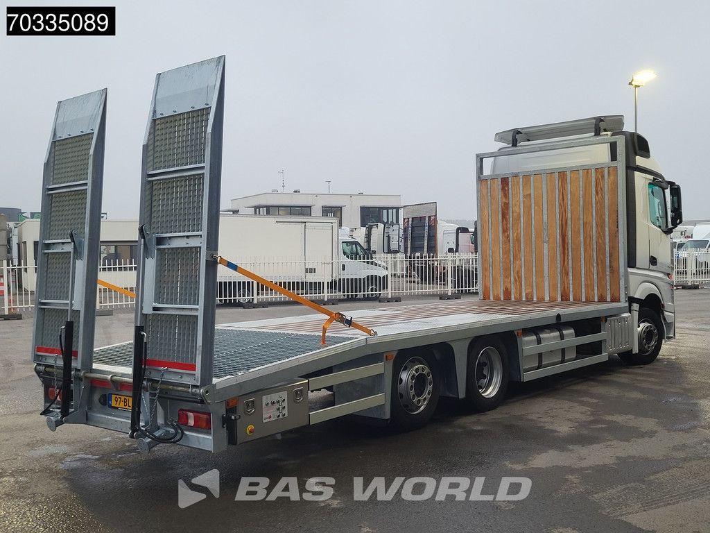 Mercedes Actros 2642 6X2 Machine transporter Hydraulic ramps Automatic Euro 6