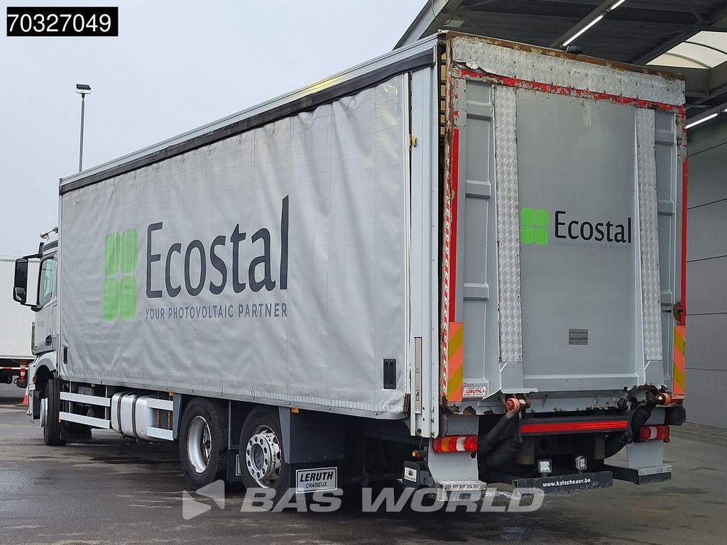 Mercedes Antos Antos 2633 6X2 Curtainsides 2500kg Ladebordwand Steering Axle Automatic Euro 6